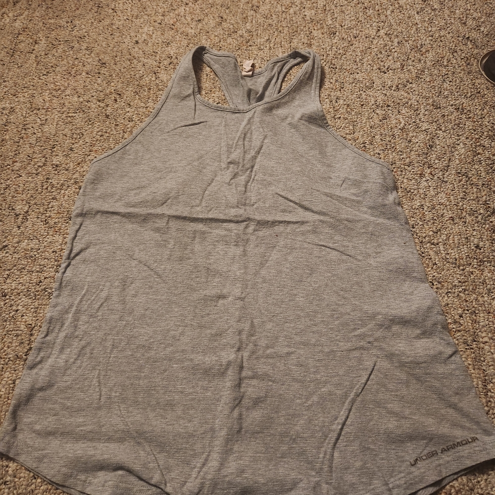 Under Armour Heat Gear Women's Heather Gray Tank Top